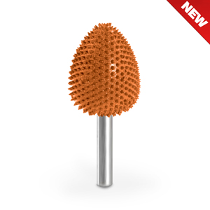 1/4" Shank Flame 1" (Ex-Coarse Grit)