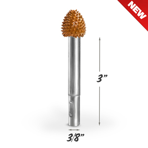 3'' Shank Flame 5/8'' (Ex-Coarse Grit)