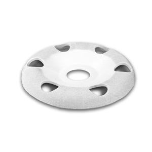 4" Donut Wheel W/ Holes Round Face (Ex-Fine Grit) 7/8" Bore