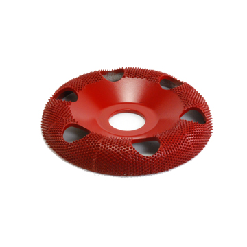 4" Donut Wheel W/ Holes Round Face (Medium Grit) 7/8" Bore