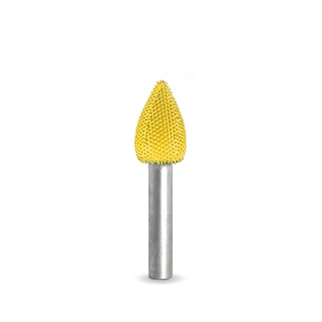 1/4" Shank Flame 1/2" (Fine Grit)