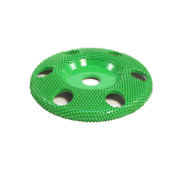 4" Disc Wheel W/ Holes Flat Face (Coarse Grit) 5/8" Bore